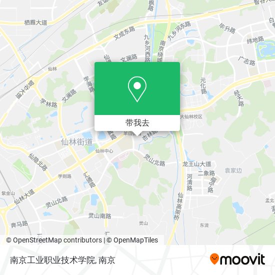 南京工业职业技术学院地图