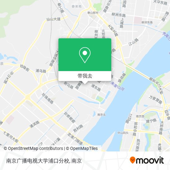 南京广播电视大学浦口分校地图