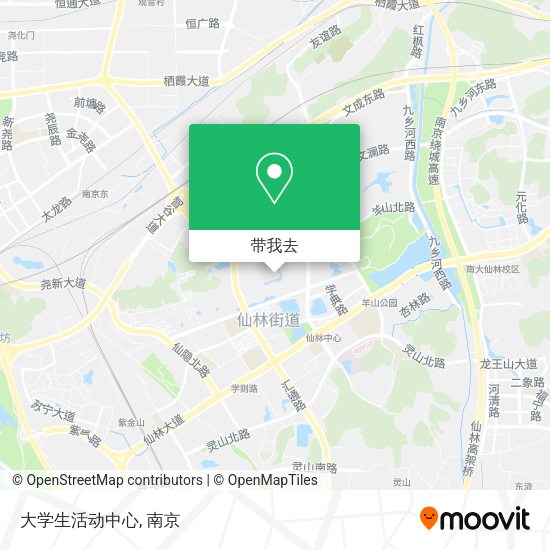 大学生活动中心地图
