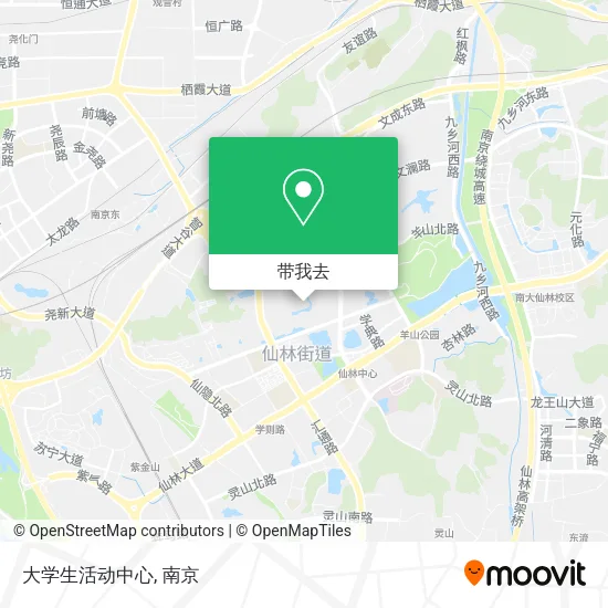 大学生活动中心地图