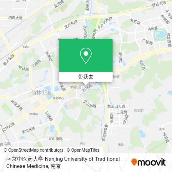 南京中医药大学 Nanjing University of Traditional Chinese Medicine地图