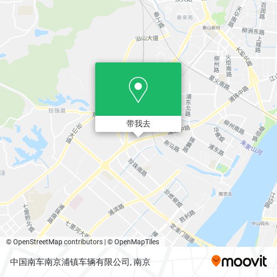 中国南车南京浦镇车辆有限公司地图