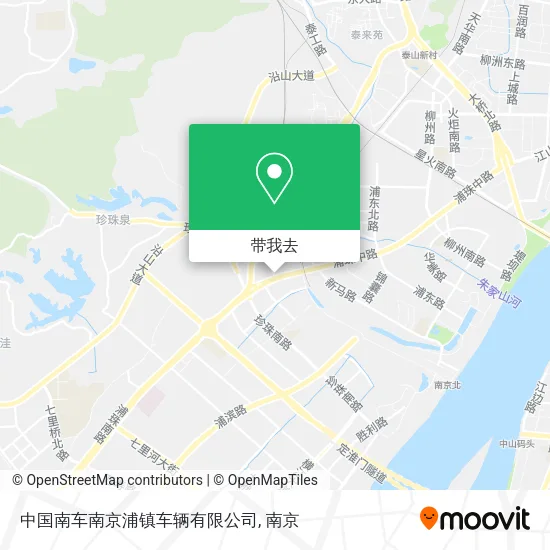 中国南车南京浦镇车辆有限公司地图