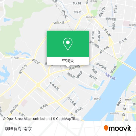 璞味食府地图