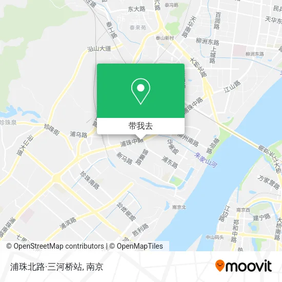 浦珠北路·三河桥站地图
