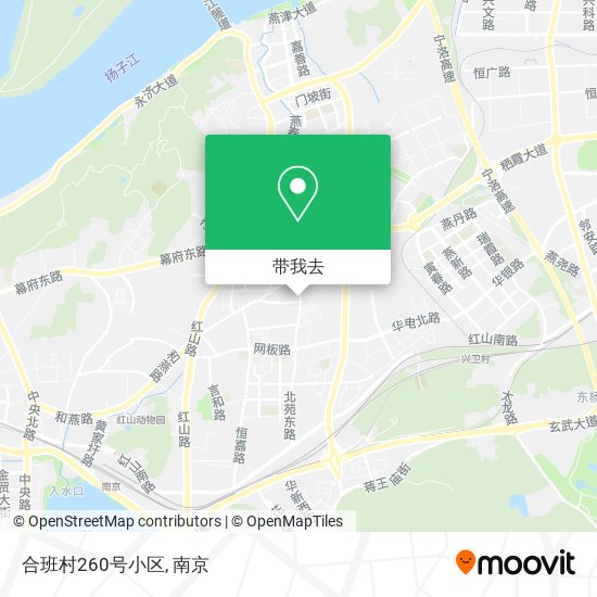 合班村260号小区地图