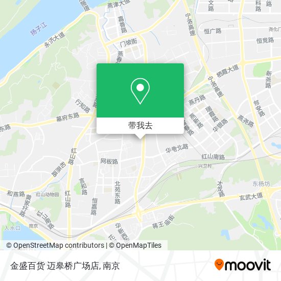 金盛百货 迈皋桥广场店地图