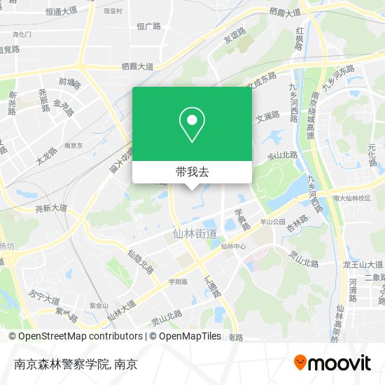 南京森林警察学院地图