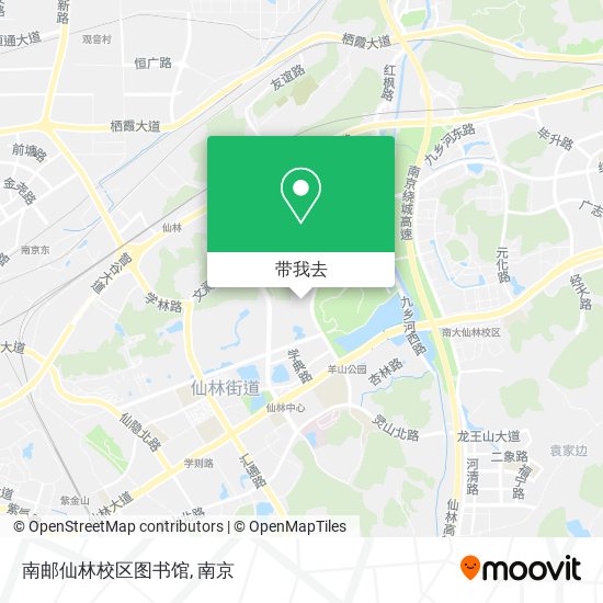 南邮仙林校区图书馆地图