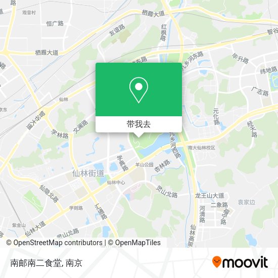 南邮南二食堂地图