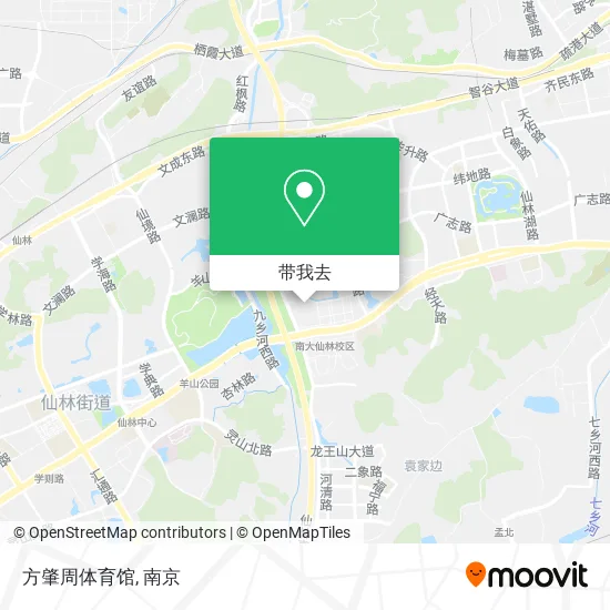 方肇周体育馆地图