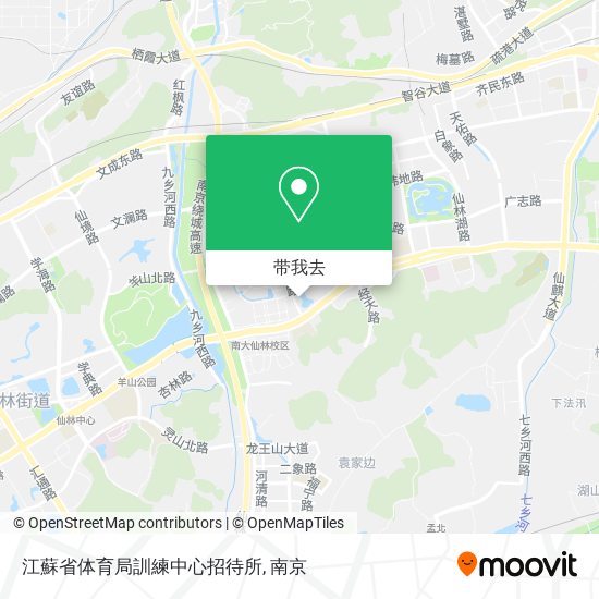 江蘇省体育局訓練中心招待所地图