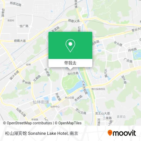 松山湖宾馆 Sonshine Lake Hotel地图