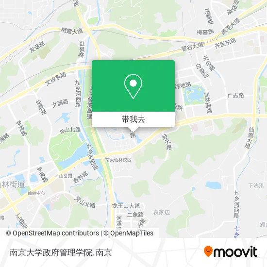 南京大学政府管理学院地图