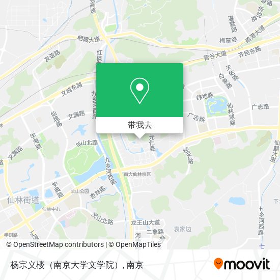 杨宗义楼（南京大学文学院）地图