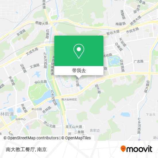 南大教工餐厅地图