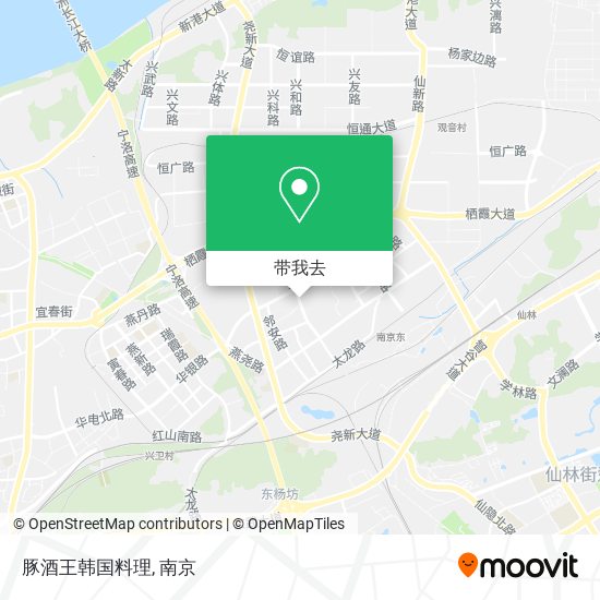 豚酒王韩国料理地图
