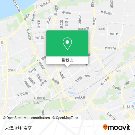 大连海鲜地图