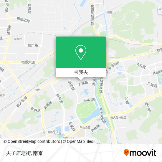 夫子庙老街地图