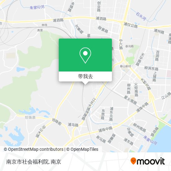 南京市社会福利院地图