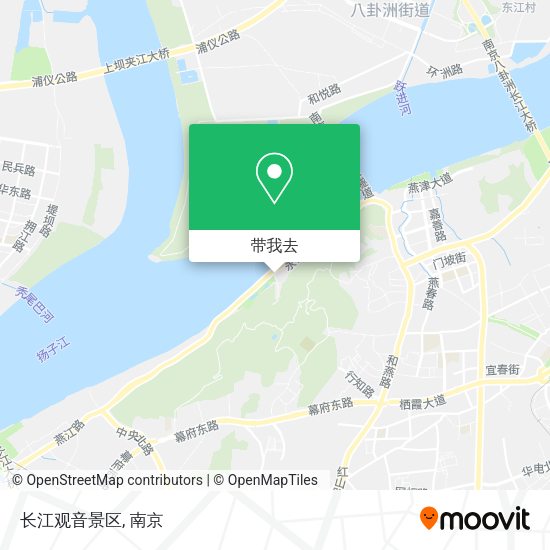 长江观音景区地图