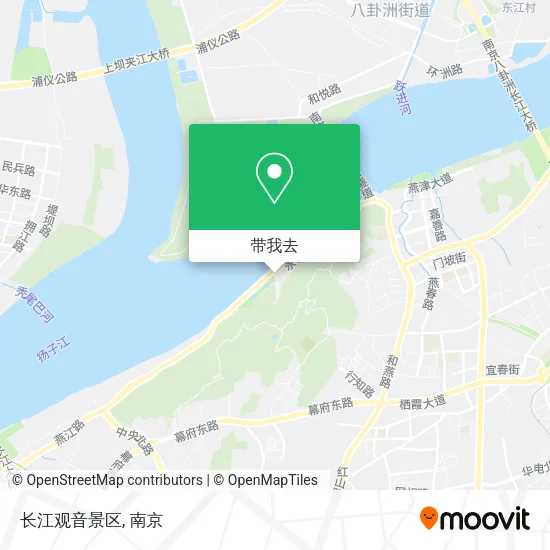 长江观音景区地图