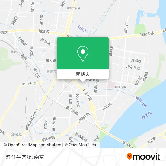 辉仔牛肉汤地图