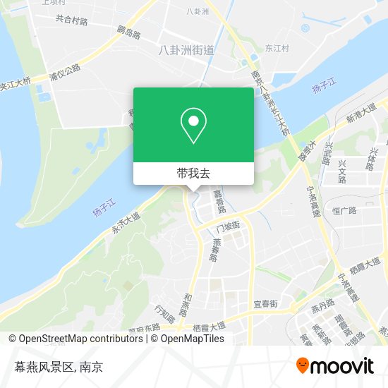 幕燕风景区地图