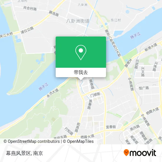 幕燕风景区地图