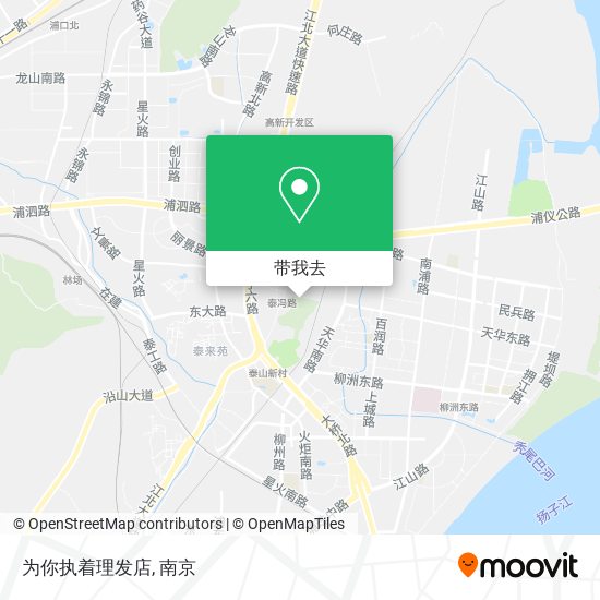 为你执着理发店地图