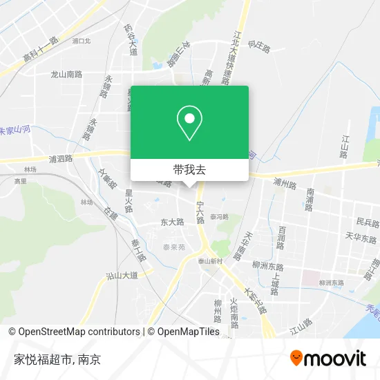 家悦福超市地图