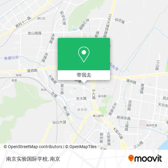 南京实验国际学校地图