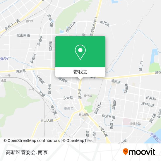 高新区管委会地图