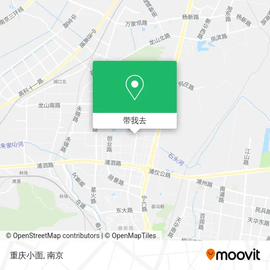 重庆小面地图