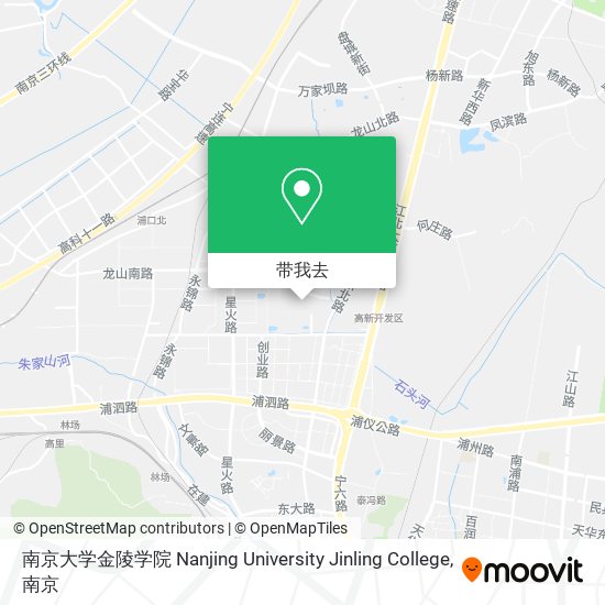 南京大学金陵学院 Nanjing University Jinling College地图