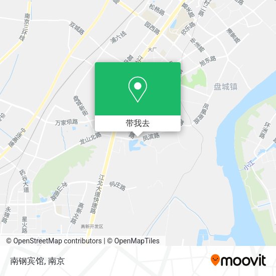 南钢宾馆地图