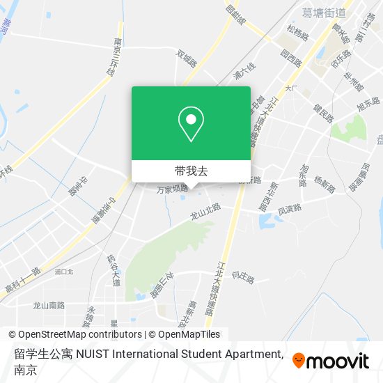 留学生公寓 NUIST International Student Apartment地图