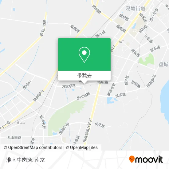 淮南牛肉汤地图