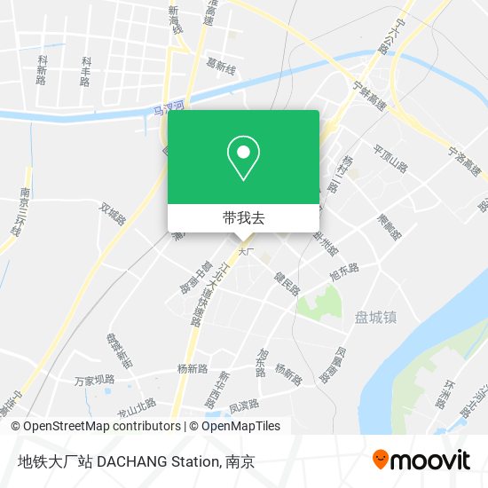 地铁大厂站 DACHANG Station地图