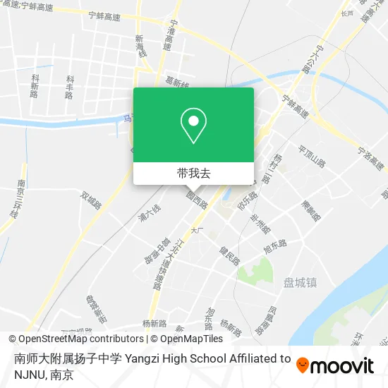 南师大附属扬子中学 Yangzi High School Affiliated to NJNU地图