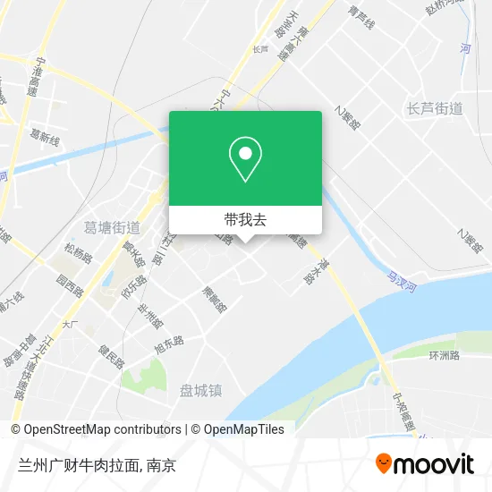 兰州广财牛肉拉面地图