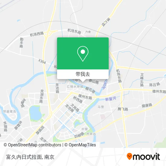 富久内日式拉面地图