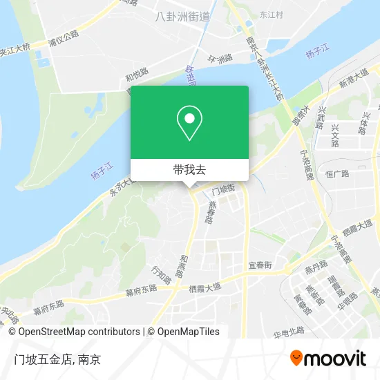 门坡五金店地图