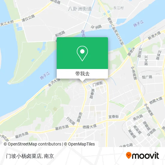 门坡小杨卤菜店地图