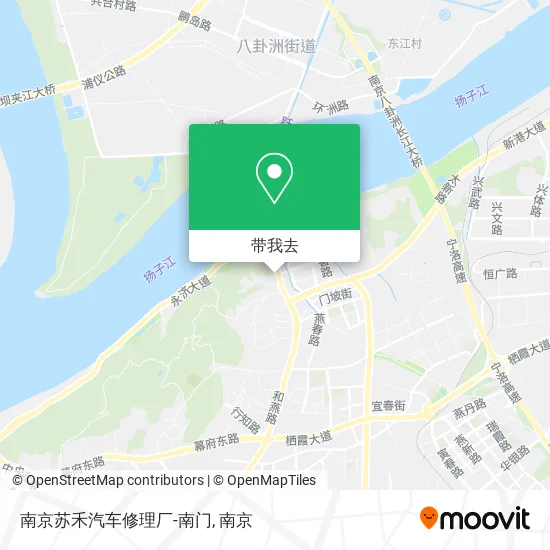 南京苏禾汽车修理厂-南门地图