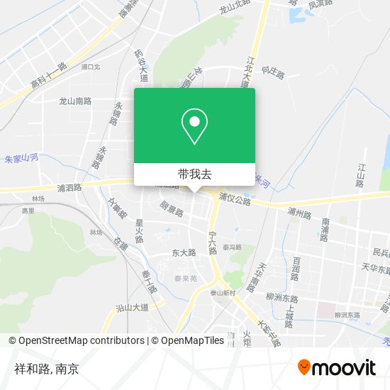 祥和路地图