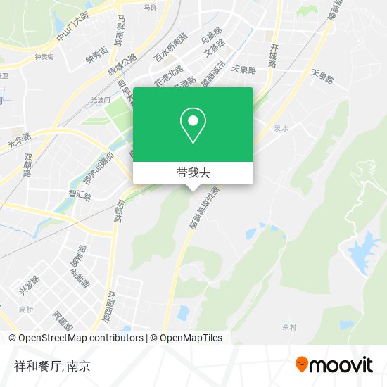祥和餐厅地图