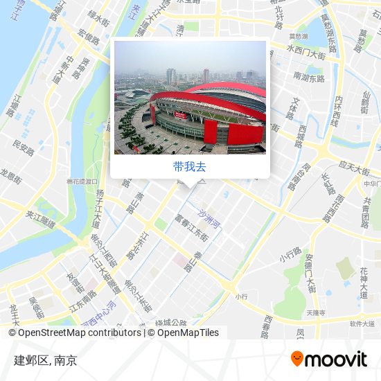 建邺区地图