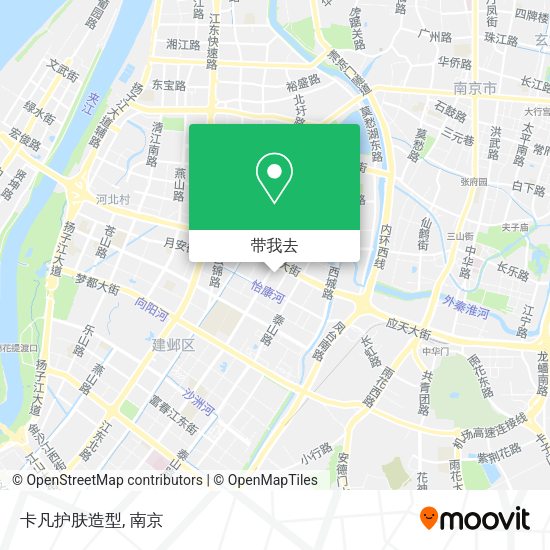 卡凡护肤造型地图