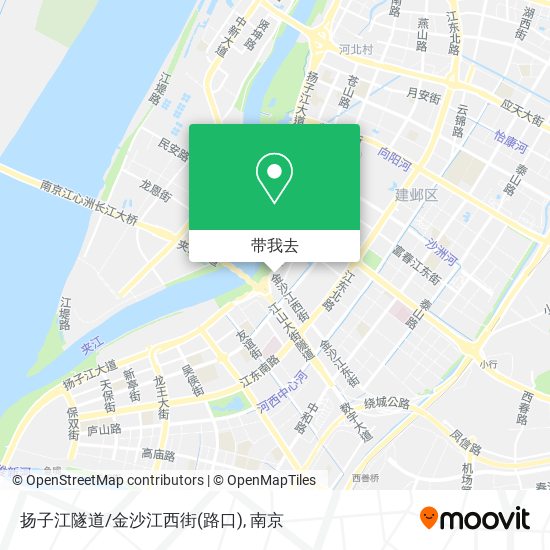 扬子江隧道/金沙江西街(路口)地图
